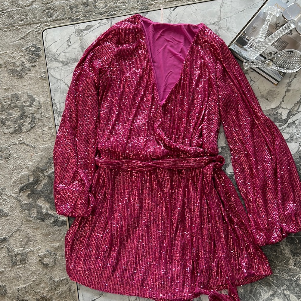 Free People Crista romper in pink never worn